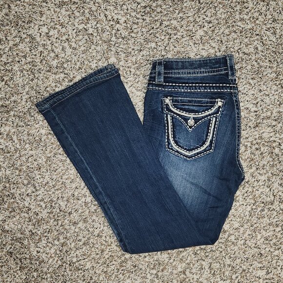 Miss Me Signature Rise Bootcut Jeans – Size 29 – Style MW540684 - Picture 5 of 16